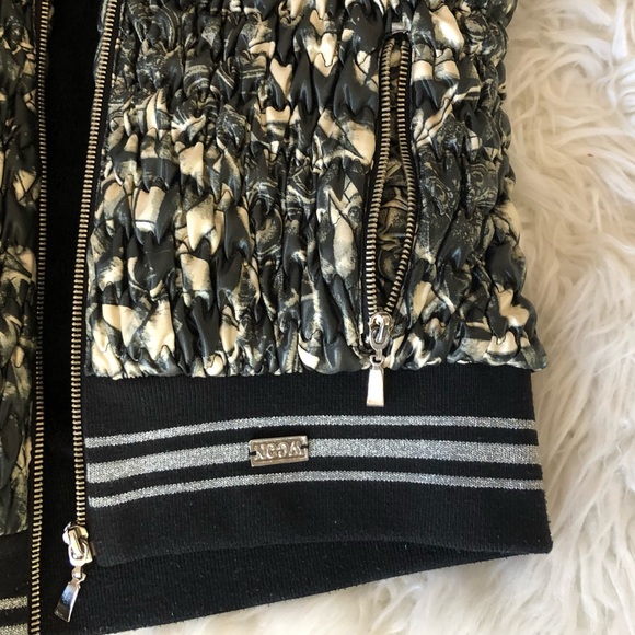 Rare!🌟WAGGON Paris Textured Bomber Jacket - Picture 7 of 8